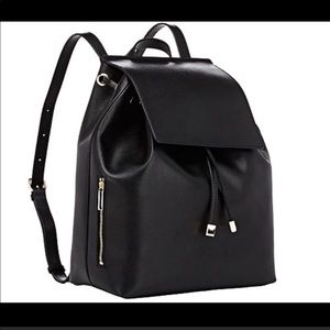 Barney’s black backpack